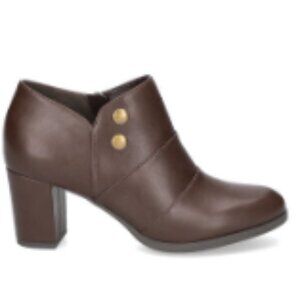 Easy Street Leilani Brown Ankle Booties Size 8.5 Block Heel – Worn Twice